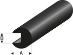 Raboesch profil gumowy ochrona krawędzi śr.2x0.5mm 2m