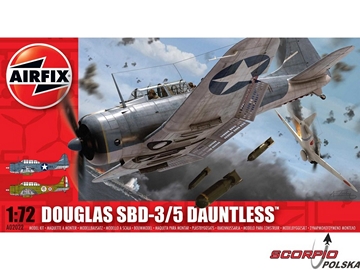 Classic Kit samolot Douglas Dauntless SBD 3/5 1:72 / AF-A02022