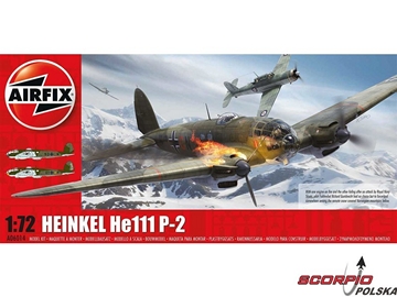 Airfix Heinkel HEIII P2 (1:72) nowa forma / AF-A06014