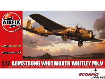 Airfix Armstrong Whitworth Whitley Mk.V (1:72) nowa forma / AF-A08016