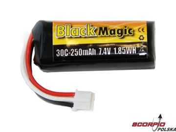 LiPol Black Magic 7.4V 250mAh JST-PH / BMF30-0250-2S