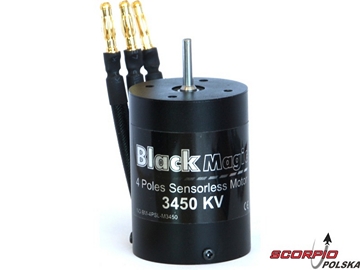 Silnik trójfazowy Black Magic 540 4P 3450kv / BMM4P-3450