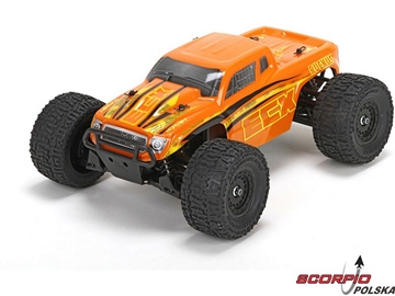 ECX Ruckus Monster Truck 4WD 1:18 RTR pomarańczowy / ECX01000IT2