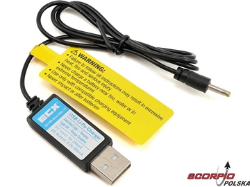 ECX 1:14 - Kabel ładowania USB Outburst / ECX11005