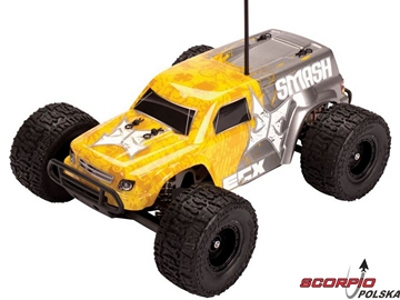 ECX Smash 2WD 1/18 Monster Truck Żółty / ECX8300