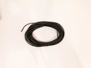 Przewód silikonowy 14AWG czarny (10m) / FO-LGL-SW14AWGB