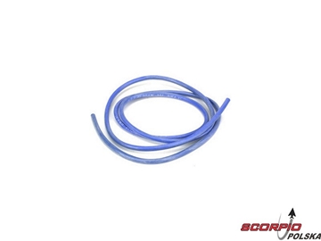 Kabel silikonowy 1.6mm x 10m niebieski / FO-LGL-SW1510BL