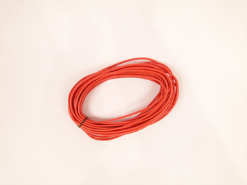 Przewód silikonowy 18AWG czerwony (10m) / FO-LGL-SW18AWGR