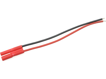 Konektor złocony 2.0mm żeński kabel 20AWG 10cm (1) / GF-1060-003