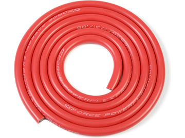 Kabel silikonowy Powerflex 12AWG czerwony / GF-1341-030