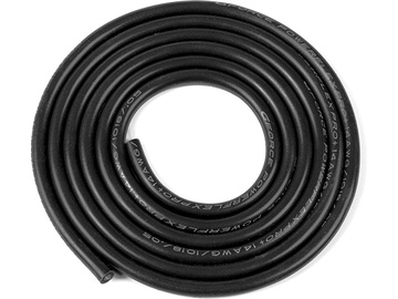 Kabel silikonowy Powerflex 14AWG czarny / GF-1341-041