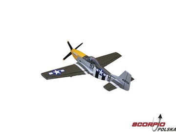 P-51D Mustang 150 ARF se zatahovacím podvozkem / HAN4050