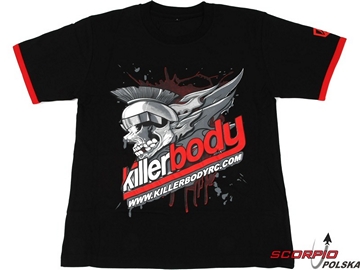 Killerbody koszulka XL czarna (100 bawełna) / KB20003XL