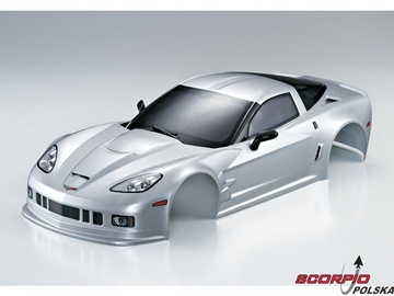Killerbody karoseria 1:10 Corvette GT2 srebrna / KB48014