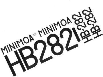 Krick Minimoa 1936 1:5: Naklejki / KR-10131