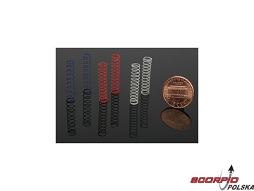 Rear Shock Spring Set (3Pr): Micro / LOSB1601
