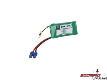11.1V 1300mAh LiPo Bat w/EC3 Co 11.1V 1300mAh LiPo Bat w/EC3 Co / PKZ1033