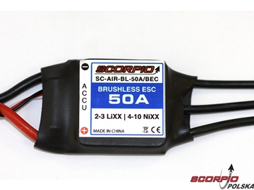 Regulator Scorpio Air 50A Brushless / SC-AIR-BL-50A