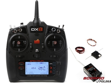 Spektrum DX8 G2 DSMX Mode 1-4, AR8010T / SPM8015EU