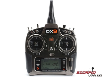 DX9 DSMX Spektrum Air - Heli sam nadajnik (M1-4) / SPMR9900EU