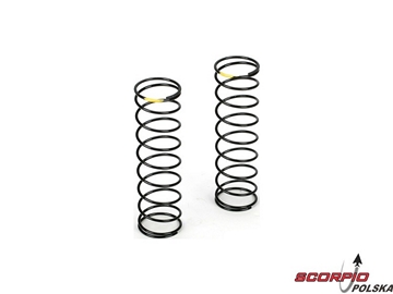 12mm Rear Shock Spring 2.0 Rate (Yellow) (2) / TLR5167