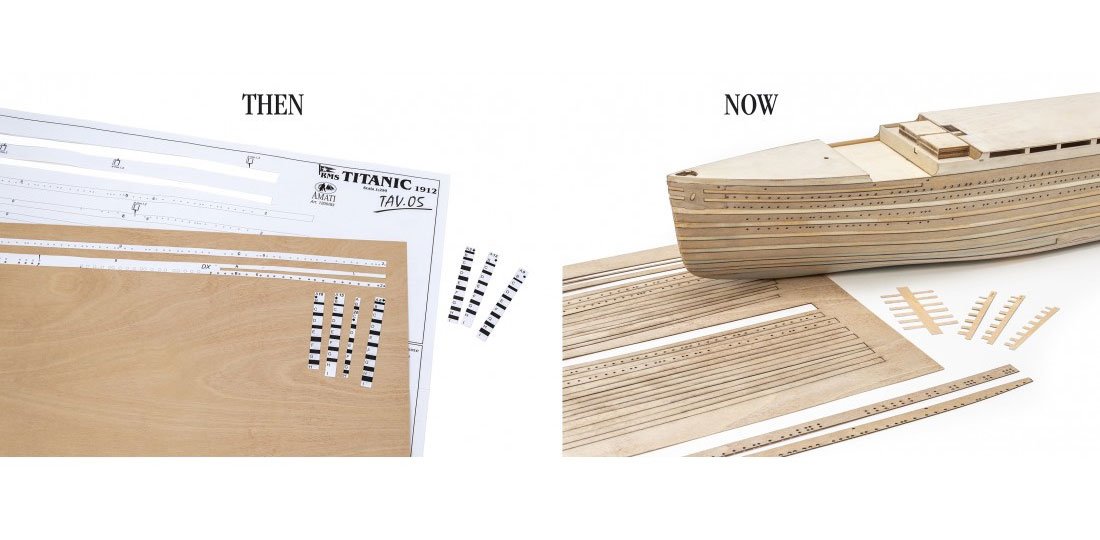 AMATI R.M.S. Titanic 1:250 kit (verze 2025)