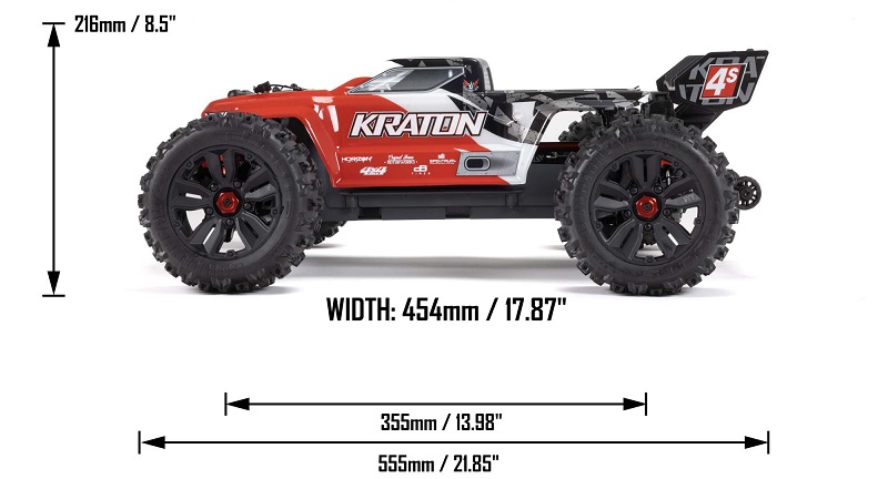 Arrma Kraton 4S V2 BLX 1:10 4WD RTR