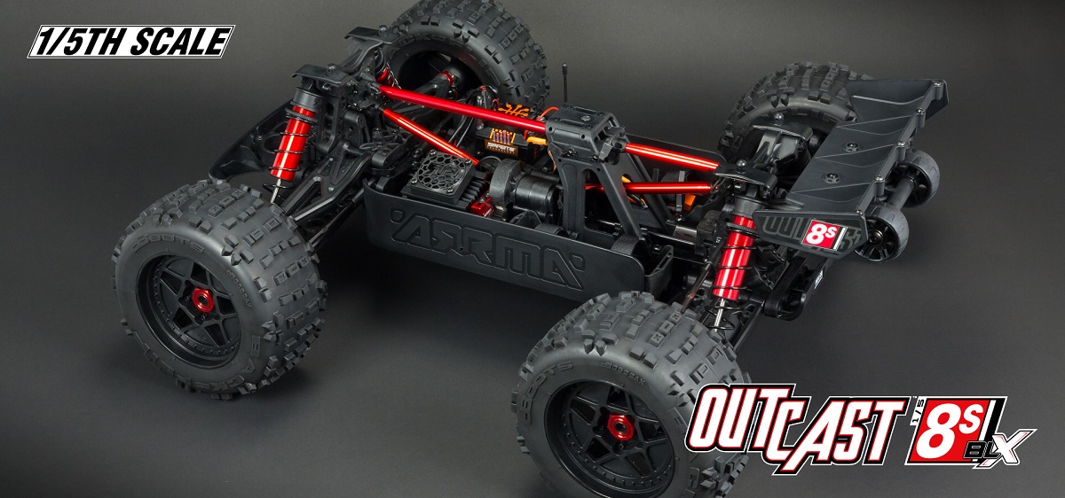 Arrma Outcast 8S BLX 1:5 4WD Smart RTR