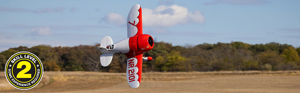 E-flite Gee Bee R-2 1.0m AS3X+ SAFE Select BNF Basic