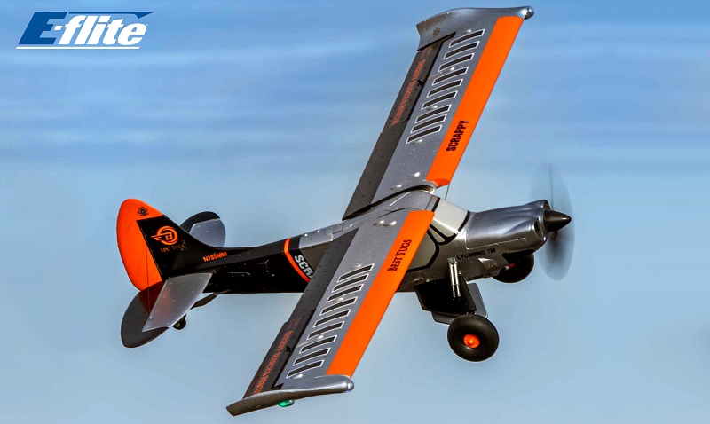 E-flite Micro Scrappy 0.8m AS3X SAFE Select BNF Basic