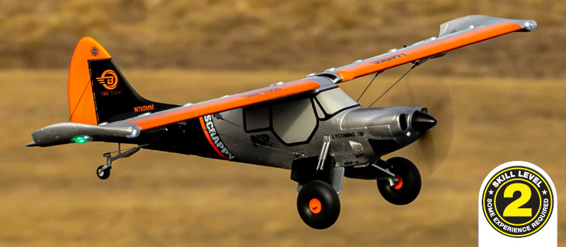 E-flite Micro Scrappy 0.8m AS3X SAFE Select BNF Basic