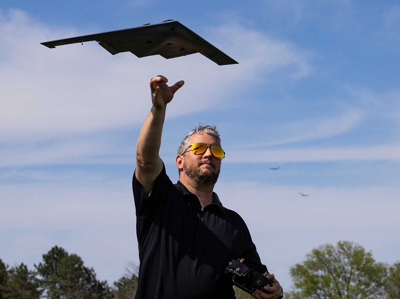 E-flite Micro B-2 Spirit of America EDF SAFE Select BNF Basic