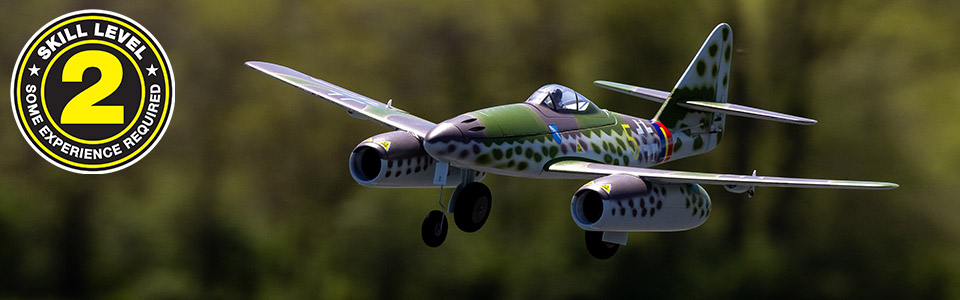 E-flite Me 262 EDF 0.66m SAFE Select BNF Basic