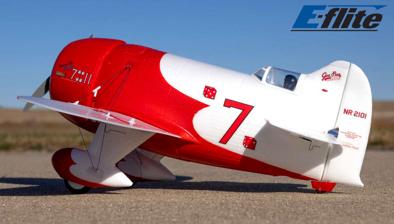 E-flite Gee Bee R-2 0.51m AS3X SAFE Select BNF Basic