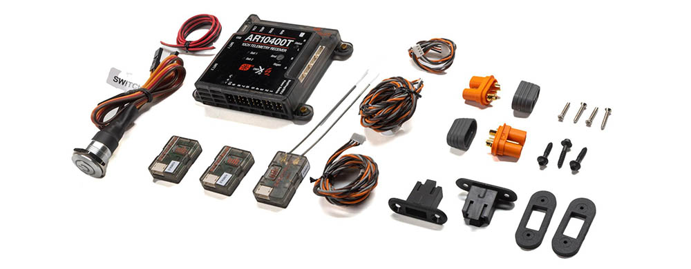 Spektrum odbiornik AR10400T 10CH PowerSafe z telemetrią