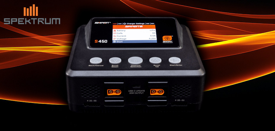 Spektrum nabíječ Smart S450 G2 4x50W AC/DC