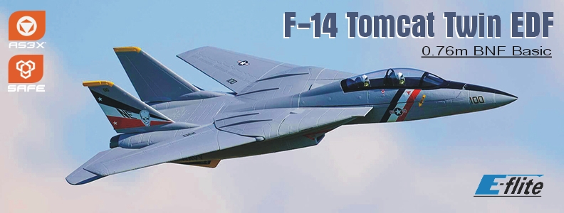 E-flite F-14 Twin 40mm EDF BNF Basic