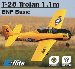 E-flite T-28 Trojan 1.1m BNF Basic