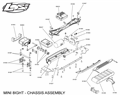 Losi Mini 8ight 1:14 | Podwozie