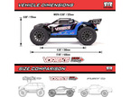 Arrma Vorteks Mega 550 2WD 1:10 RTR Basic niebieski