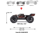 Arrma Kraton 6S BLX 1:8 4WD EXtreme Bash RTR czarny