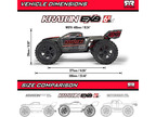 Arrma Kraton 6S BLX V6 1:8 4WD Extreme Bash RTR czarny