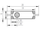 Chaservo HV06H HV 2.65 kg·cm 0.05sec/60° MG