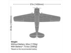 E-flite SNJ-5/AT-6 Texan 1.5m AS3X+ SAFE Select BNF Basic