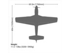 Hangar 9 P-51D Mustang 1.8m 20cc ARF