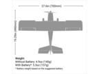 Hobbyzone Apprentice STOL S 0.7m SAFE BNF Basic