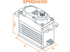 Spektrum serwo A6350 61.4kg.cm 0.095s/60° BL HV