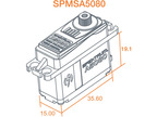 Spektrum serwo A5080 9.4kg.cm 0.094s/60° MT/HS Mini
