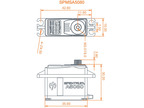 Spektrum serwo A5080 9.4kg.cm 0.094s/60° MT/HS Mini