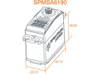 Spektrum serwo A6190 8.3kg.cm 0.13s/60° MG HV